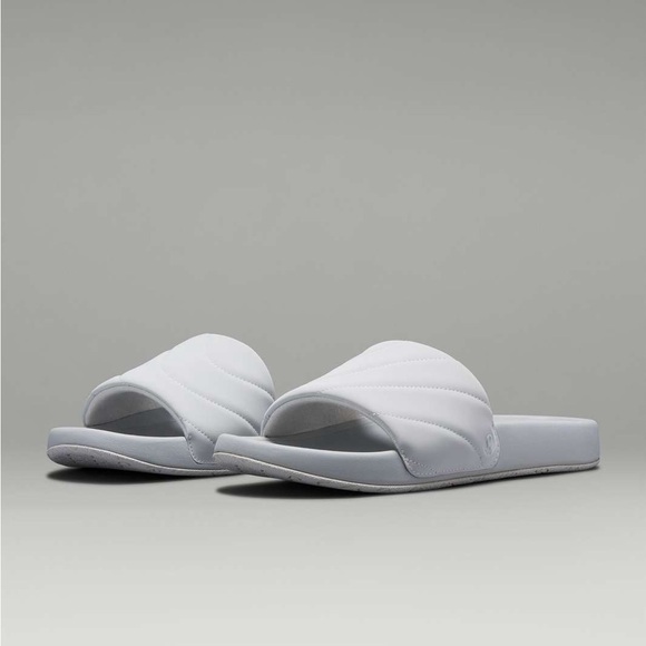 New Lululemon Restfeel Quilted Slide - Vapor Sz 8 - Picture 2 of 8